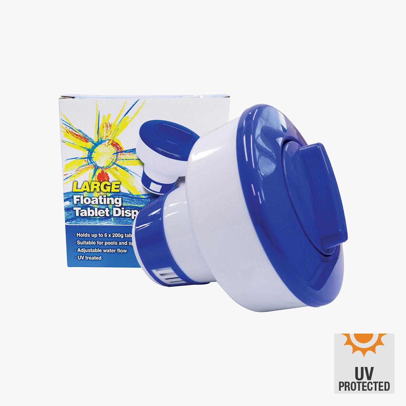 floating pool tablet dispenser