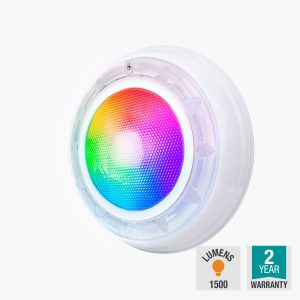 Neptune Multi Colour LED Pool Light Retrofit Surface Mount Concrete